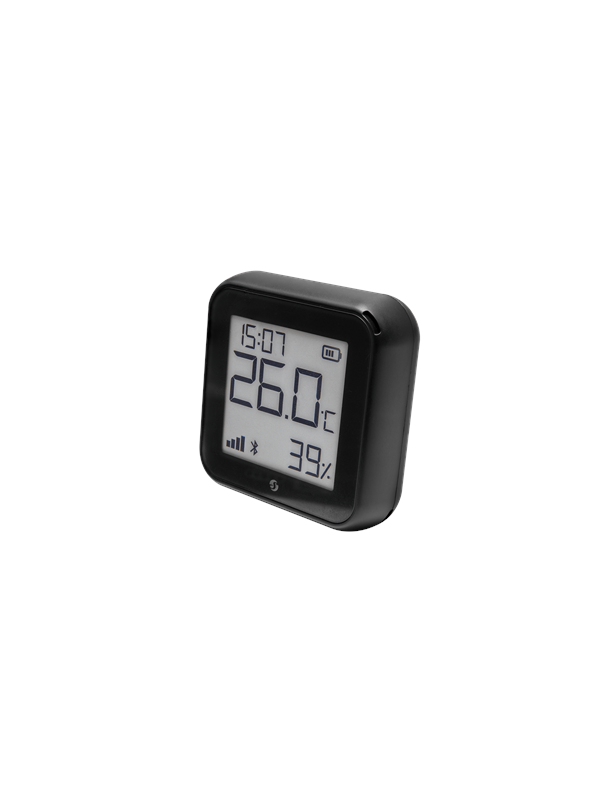 Shelly H&T Gen 3 Termometer och hygrometer Svart