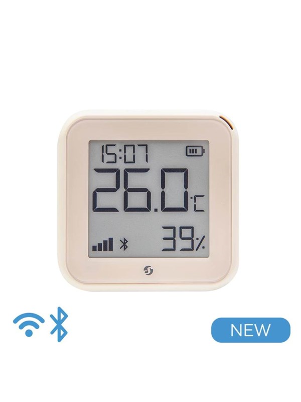 Shelly H&T, Ivory (GEN 3) - WiFi temp-/luftfuktighetssensor