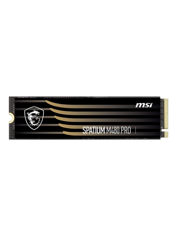 Msi Spatium M480 Pro Ssd 1tb Utan Varmespridare M.2 2280 Pcie 4.0