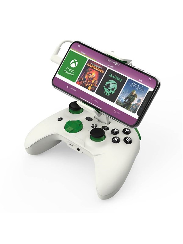 Riotpwr iOS Xbox Pro Cloud Gaming Controller White - Wired Tillbehör till spelkonsol