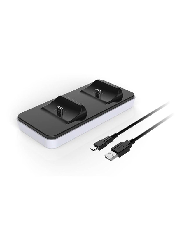 Raptor Gaming Charger For Controller Dual Ps5 Wired Tillbehör Till Spelkonsol Sony Playstation 5