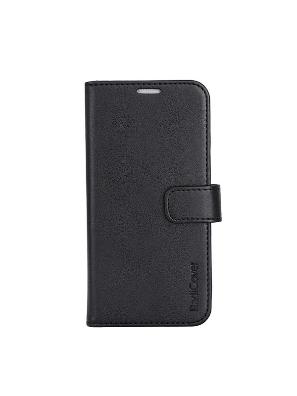 Radicover Wallet Case Anti Radiation PU MagS RFID Black - iPhone 15
