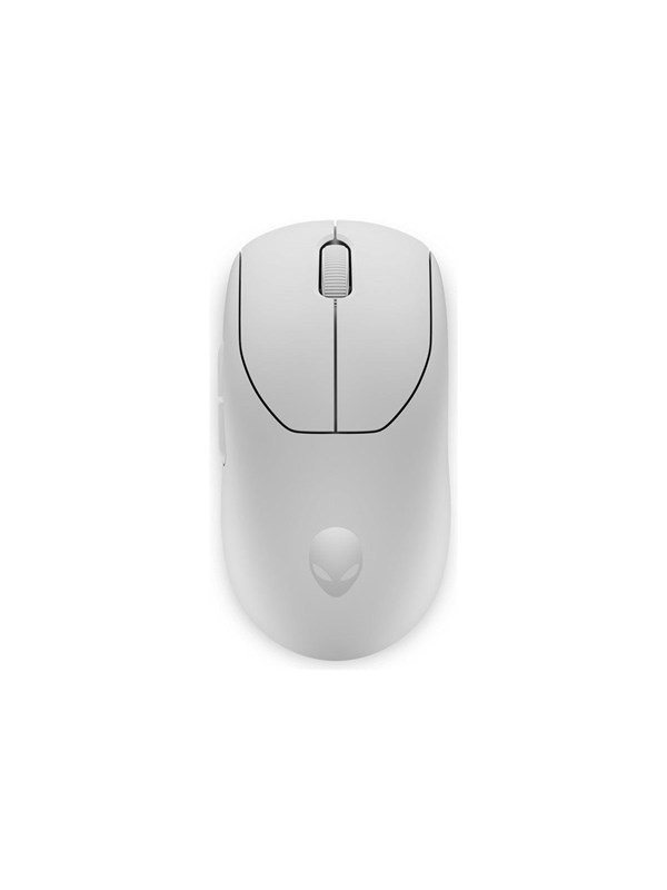 Dell Alienware Pro Wireless Gaming Mouse Mouse Usb 2.4 Ghz Lunar Light Mouse Optic 6 Knappar Vit