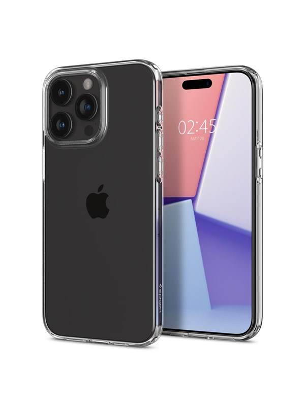 Produktfoto för Spigen Liquid Crystal iPhone 15 Pro - Crystal Clear