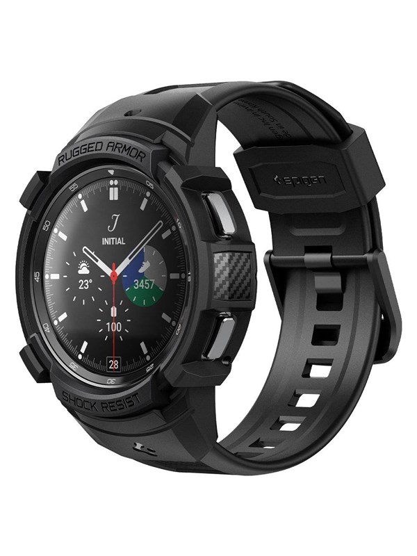 Spigen Rugged Armor Pro Black Samsung Galaxy Watch 4 Classic 46mm
