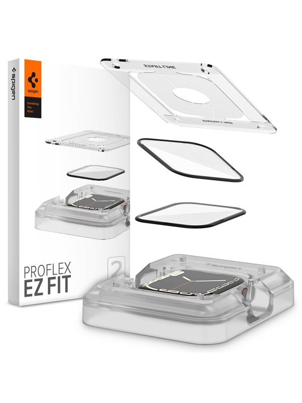 Spigen ProFlex EZ Fit 2 Pack - Apple Watch 9/8/7 45mm