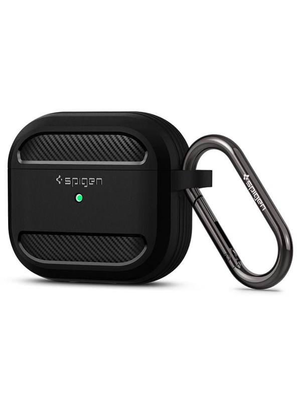 Produktfoto för Spigen Rugged Armor, box, polykarbonat (PC), termoplastisk polyuretan (TPU), 28,4 g, svart