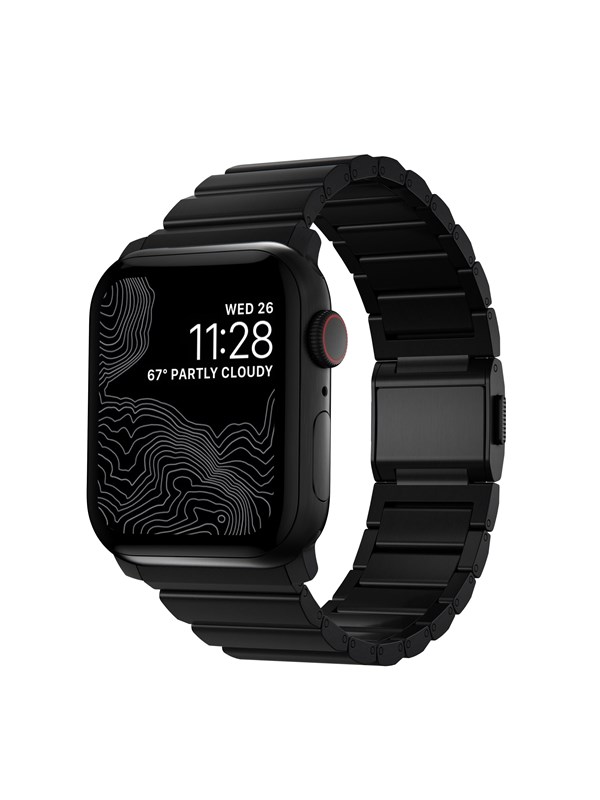 Nomad Titanium Band - black - Apple Watch Ultra 2/1 (49mm) 9/8/7 (45mm)/6/SE/5/4 (44mm)/3/2/1 (42mm)