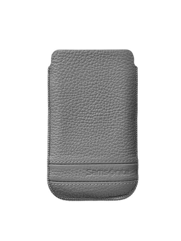 Samsonite Mobile Bag Classic Leather Grey