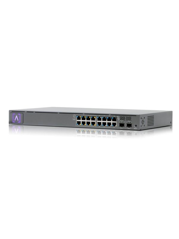 Alta Labs S16-POE 18-Port Switch (8-Port 1G RJ45 / 8-Port 1G RJ45 Total PoE+ 120W / 2-Port SFP)