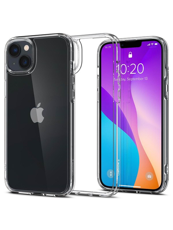 Produktfoto för Spigen Ultra Hybrid iPhone 14 - Crystal Clear