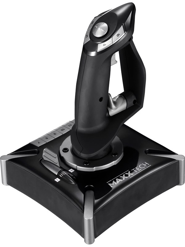 Maxx Tech Pro Flight Combo Wired Joystick Sony Playstation 4