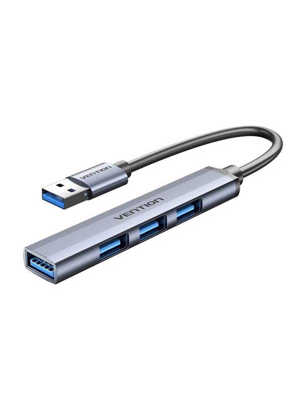 Vention Mini Hub USB 3.0 to USB 3.0/3x2.0 0.15m USB Hub - USB 3.0 - 3 porte - Grey