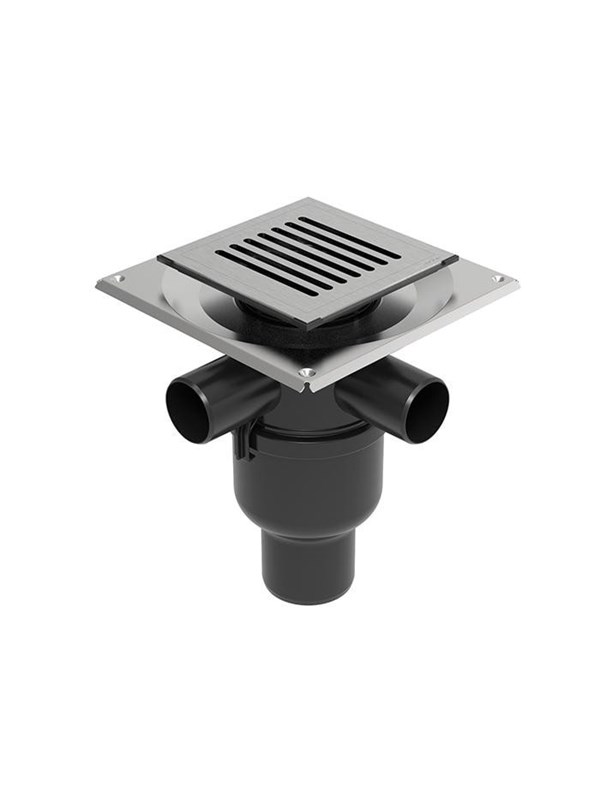 Unidrain Set 4 Square ClassicLine Column 15x15 Ø110 mm vertical