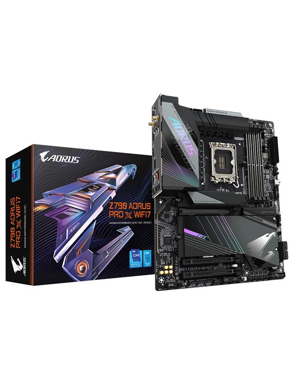 Gigabyte Z790 Aorus Pro X Wifi7 Moderkort Intel Z790 Intel Lga1700 Socket Ddr5 Ram Atx