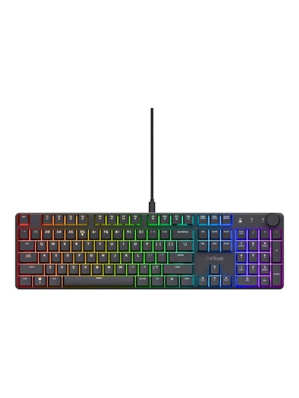 Trust GXT866 TORIX - Gaming Tangentbord - Nordisk - Svart
