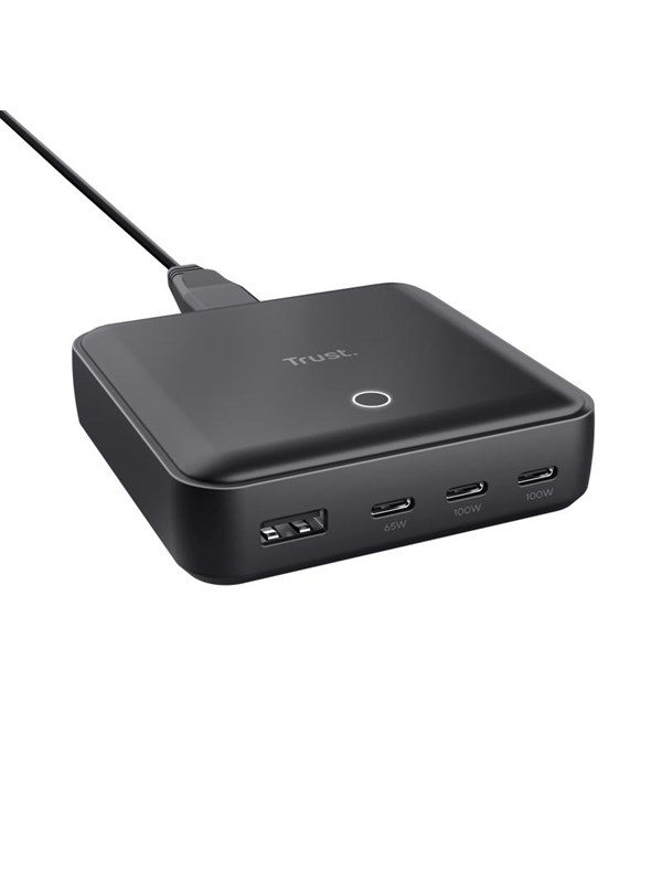 Trust Maxo 100W 4-port USB Desktop Charger - Black