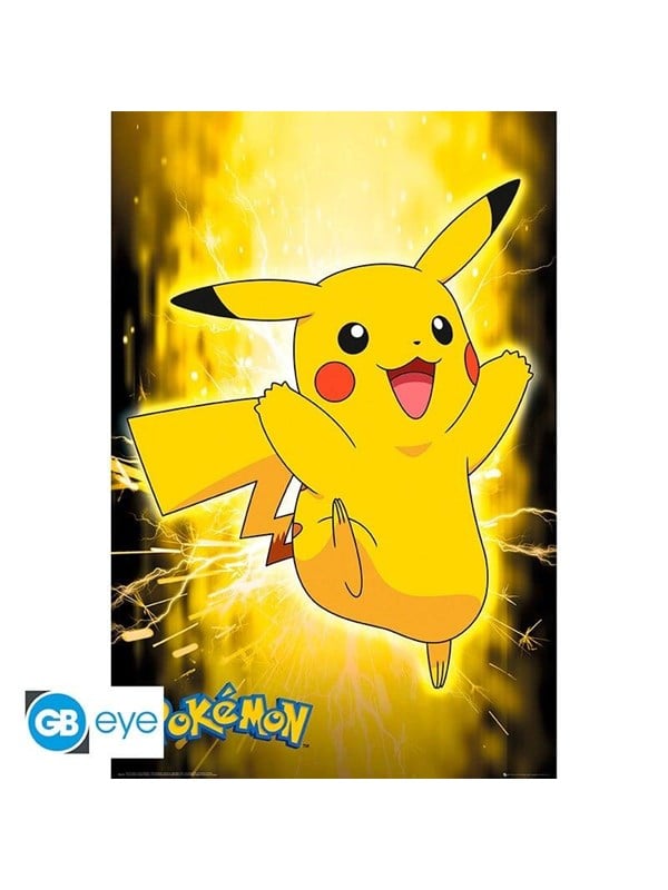 ABYstyle - POKEMON Poster Pikachu Neon (91.5x61cm) - Figur