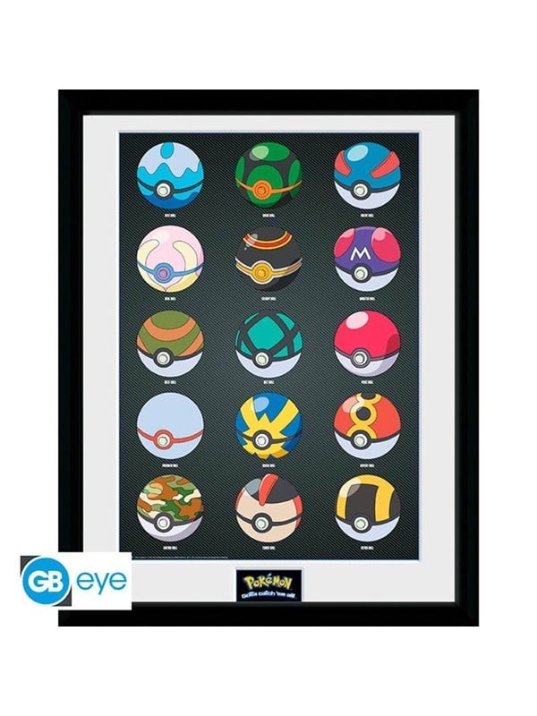 ABYstyle - POKEMON Framed print Pokeballs - Bild