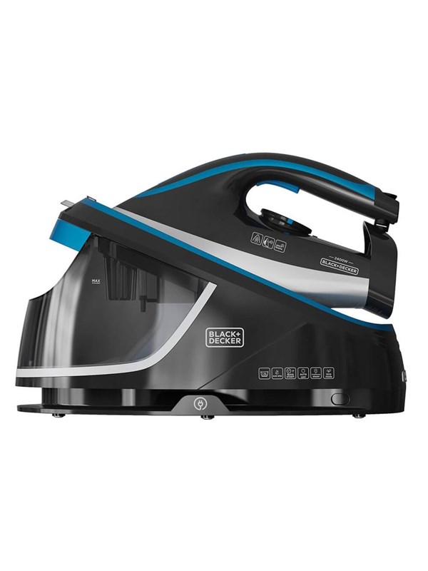 Black & Decker Ångstrykjärn Steam Station 1.5L Black