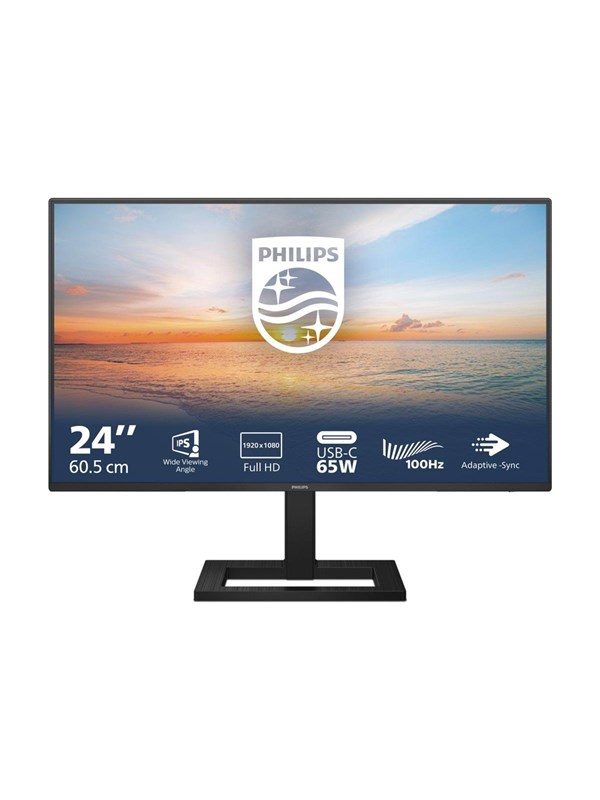 24 " Philips 24e1n1300ae Led Monitor Full Hd 1080p 24 "