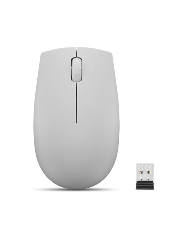 Lenovo 300 Wireless Compact Mouse Optic 3 Knappar Grå