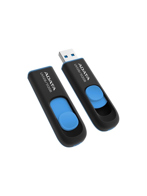 A-Data DashDrive UV128 - Svart - 512GB - USB-minne
