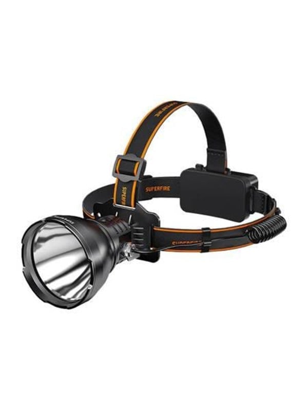 Produktfoto för Superfire HL60 - Huvudficklampa - LED-glödlampa - 36 W - vitt ljus - svart