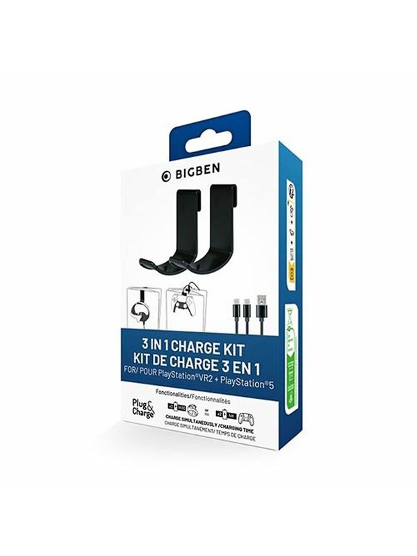 Bigben Interactive 3 In 1 Charge Kit Vr2 Miscellaneous Sony Playstation 5