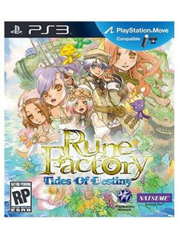 Rune Factory: Tides Of Destiny Sony Playstation 3 Rpg