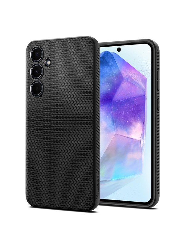 Spigen Liquid Air - matte black - Samsung Galaxy A55