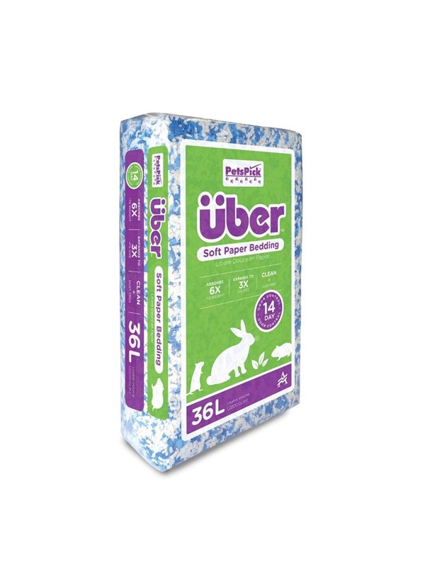 Über Pappersströ 36 L Blå/Vit