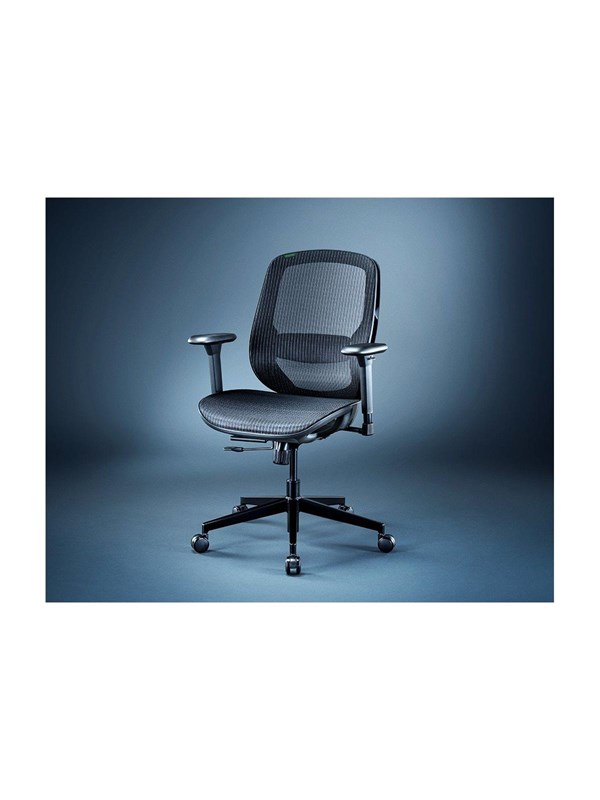 Razer Fujin Chair Metal Mesh Fabric Black Kontorsstol Mesh Tyg Upp Till 130 Kg