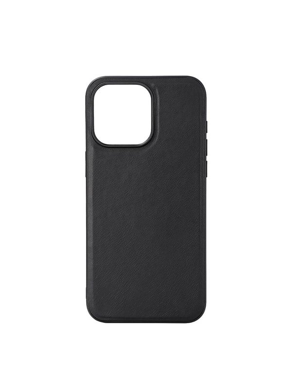 Buffalo Phone Case Leather Magseries Black - iPhone 15 Pro Max