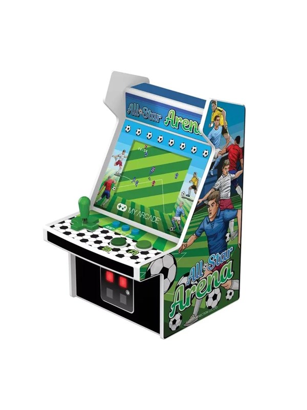 My Arcade MICRO PLAYER 6.75" ALL-STAR ARENA COLLECTIBLE RETRO (307 GAMES IN 1) WHITE
