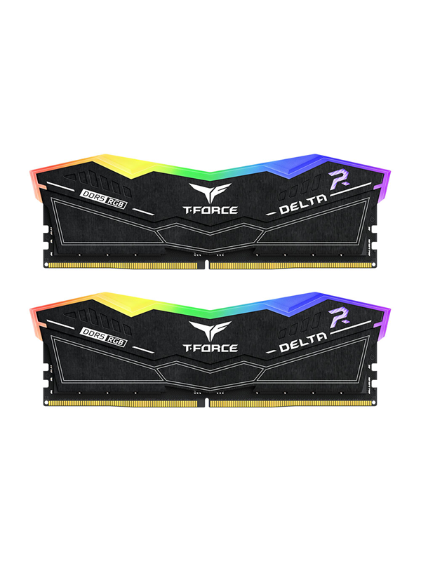 Team Group T Force Delta Rgb Ddr5 8000 32gb Cl38 Dual Channel 2 Pcs Intel Xmp Svart Med Rgb