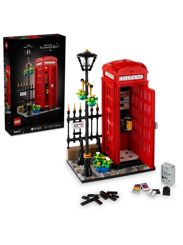 LEGO Ideas 21347 Röd telefonkiosk i London