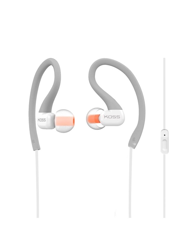 Produktfoto för Koss hörlurar KSC32iGRY In-Ear mic, grå