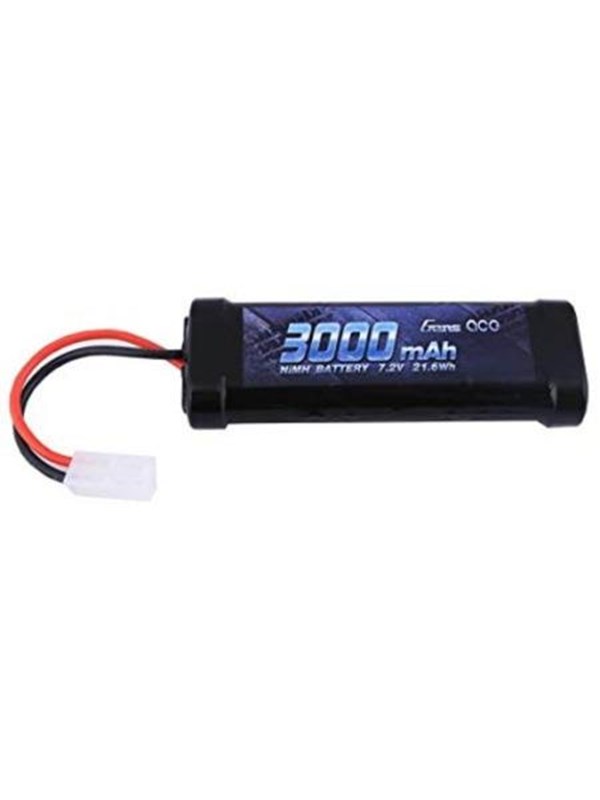 Produktfoto för Gens ace B-3000-7.2V-NIMH-TAMIYA, Batteri, Svart