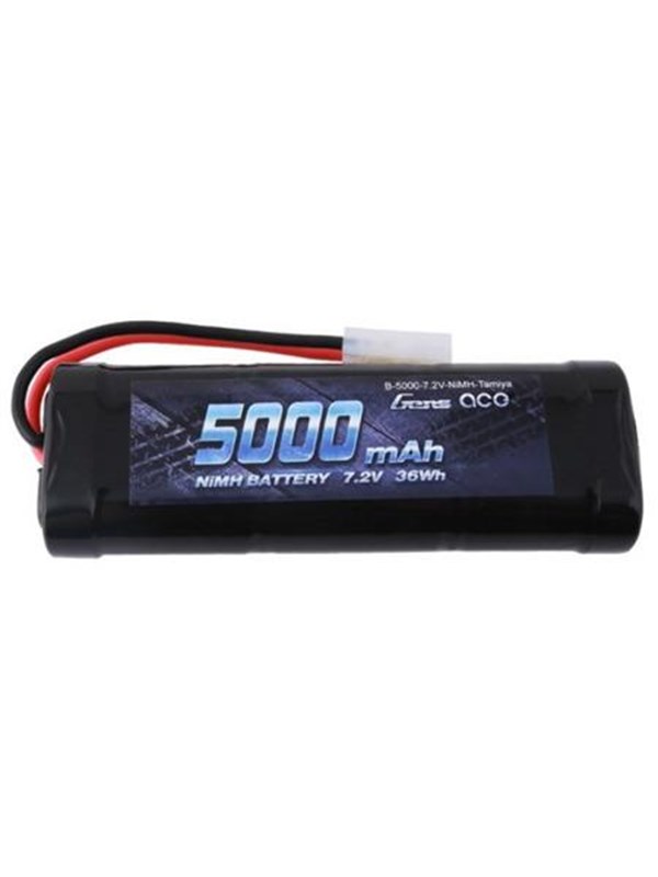 Produktfoto för Gens ace B-5000-7.2V-NIMH-TAMIYA, Batteri, Svart
