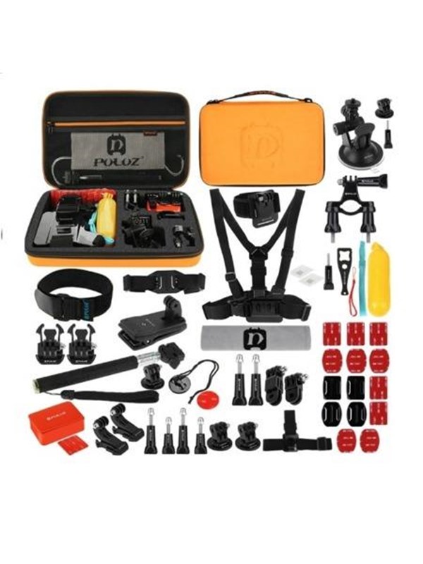 Puluz Ultimate Combo Kits For Sports Cameras Pkt26 53 In 1 Accessories