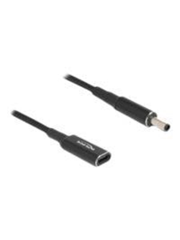 DeLOCK - power connector adaptor - USB-C (power only) to DC jack 4.5 x 3.0 mm - 15 cm