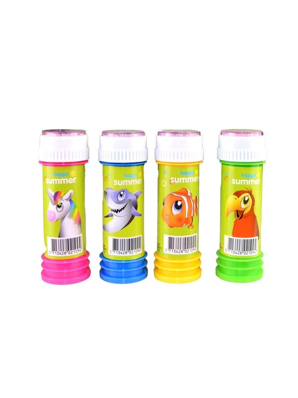 Happy Summer Såpbubbel Djur 60 ml - 4 varianter i CDU