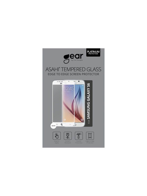 Gear Glass Protector 3d Samsung S6 Full Fit White