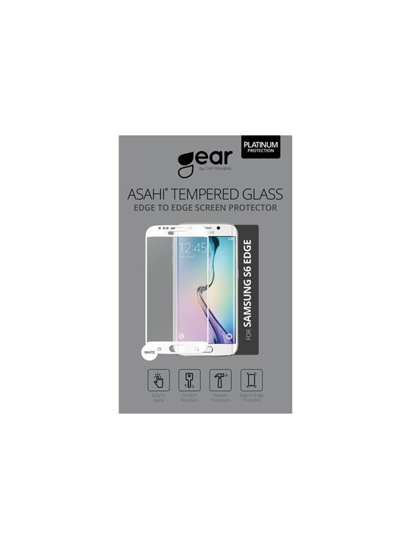 Gear Glass Protector 3d 5.1 " Samsung S6 Edge Full Fit White