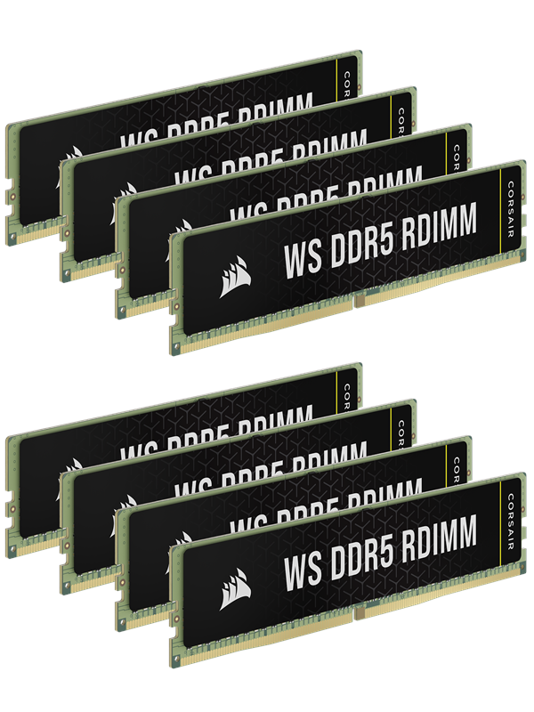 Corsair Ws Ddr5 5600 128gb Cl40 Octa Channel 8 Pcs Intel Xmp Grön