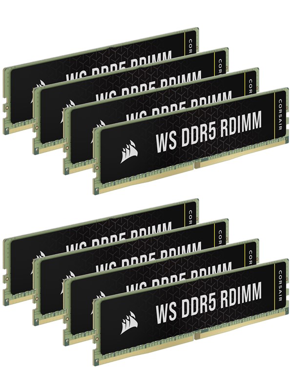 Corsair Ws Ddr5 5600 256gb Cl40 Octa Channel 8 Pcs Amd Expo & Intel Xmp Grön