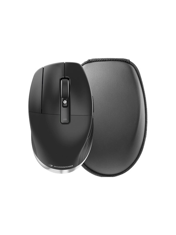 3Dconnexion CadMouse Pro Wireless Left - Mouse - 7 knappar - Svart