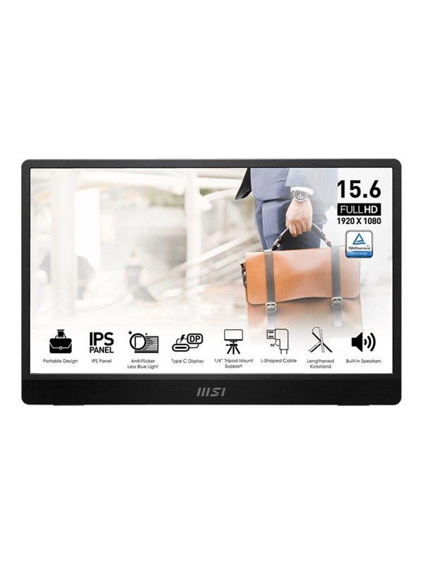 16\" Msi Pro Mp161 E2 Portabel 1920x1080 Ips Usb C