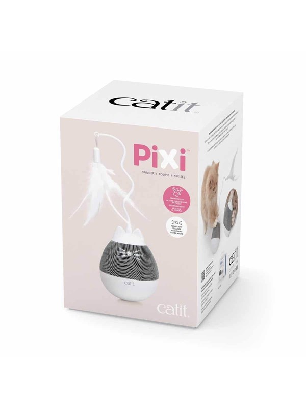 Catit - Pixi Spinner White & Grey - (787.0180)